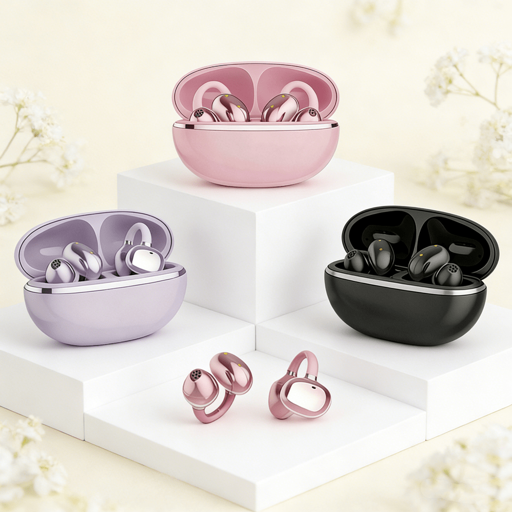 Bone Conduction Running Headphones - Bezprzewodowe słuchawki douszne z otwartą konstrukcją,