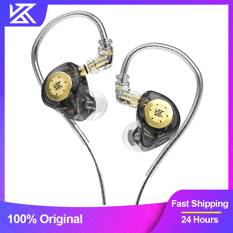 Type C Wired Earphones With Mic - KZ EDX Pro słuchawki dynamiczny monitor