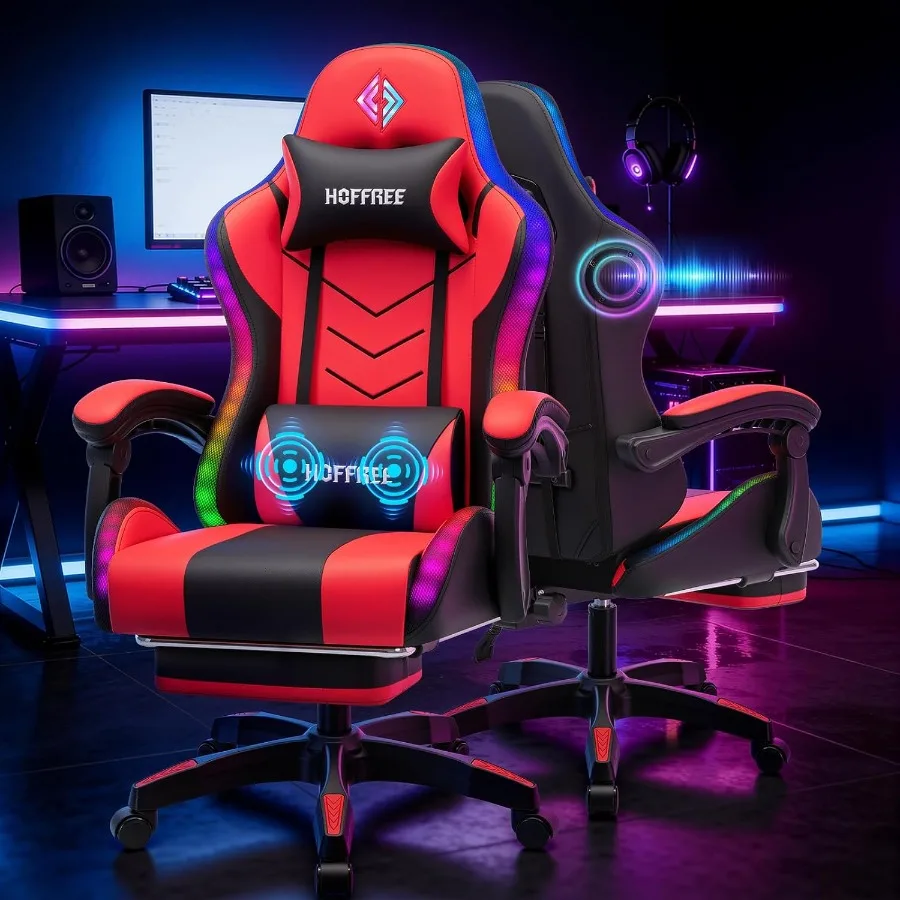 Gamingowe krzesło RGB z wbudow – Speakers recenzja i cena
