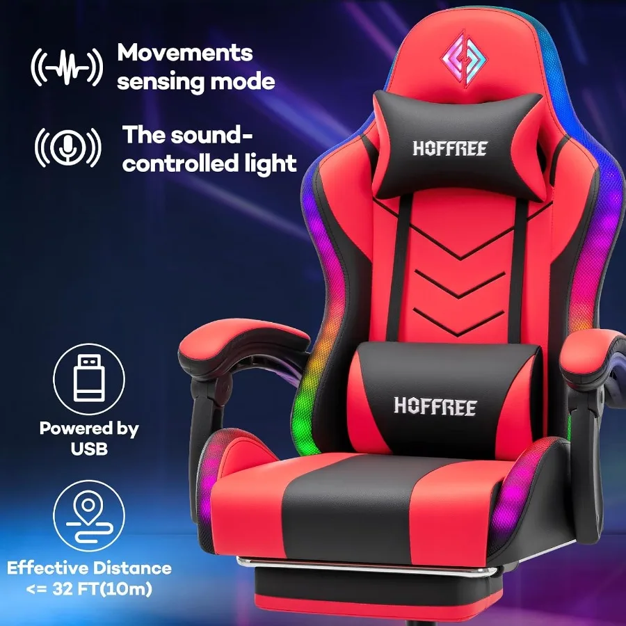 Gamingowe krzesło RGB z wbudow – Speakers recenzja i cena