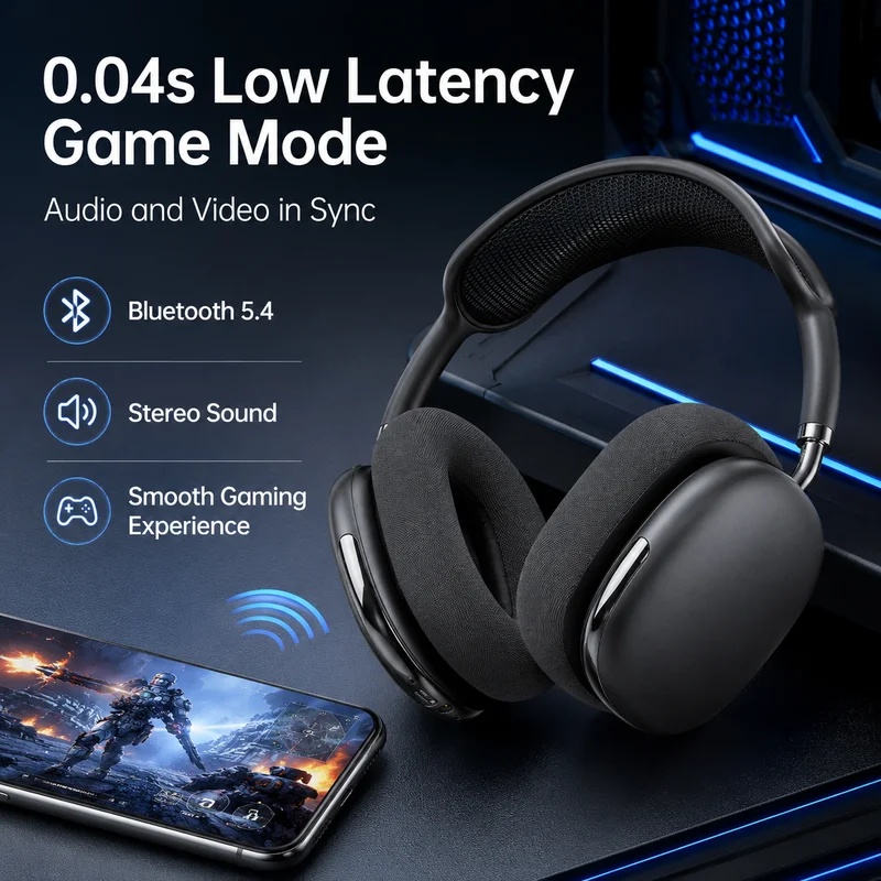 Słuchawki bezprzewodowe Blueto – Anc Wireless Over Ear Headphones recenzja i cena