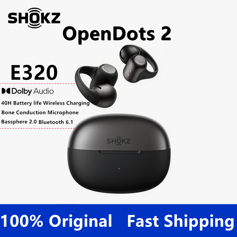 SHOKZ OpenDots 2 – bezprzewodo – Type C Wired Earphones With Mic recenzja i cena