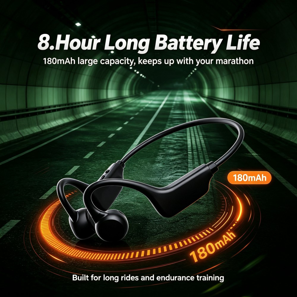 KEBIDUMEI – bezprzewodowe słuc – Bone Conduction Running Headphones recenzja i cena