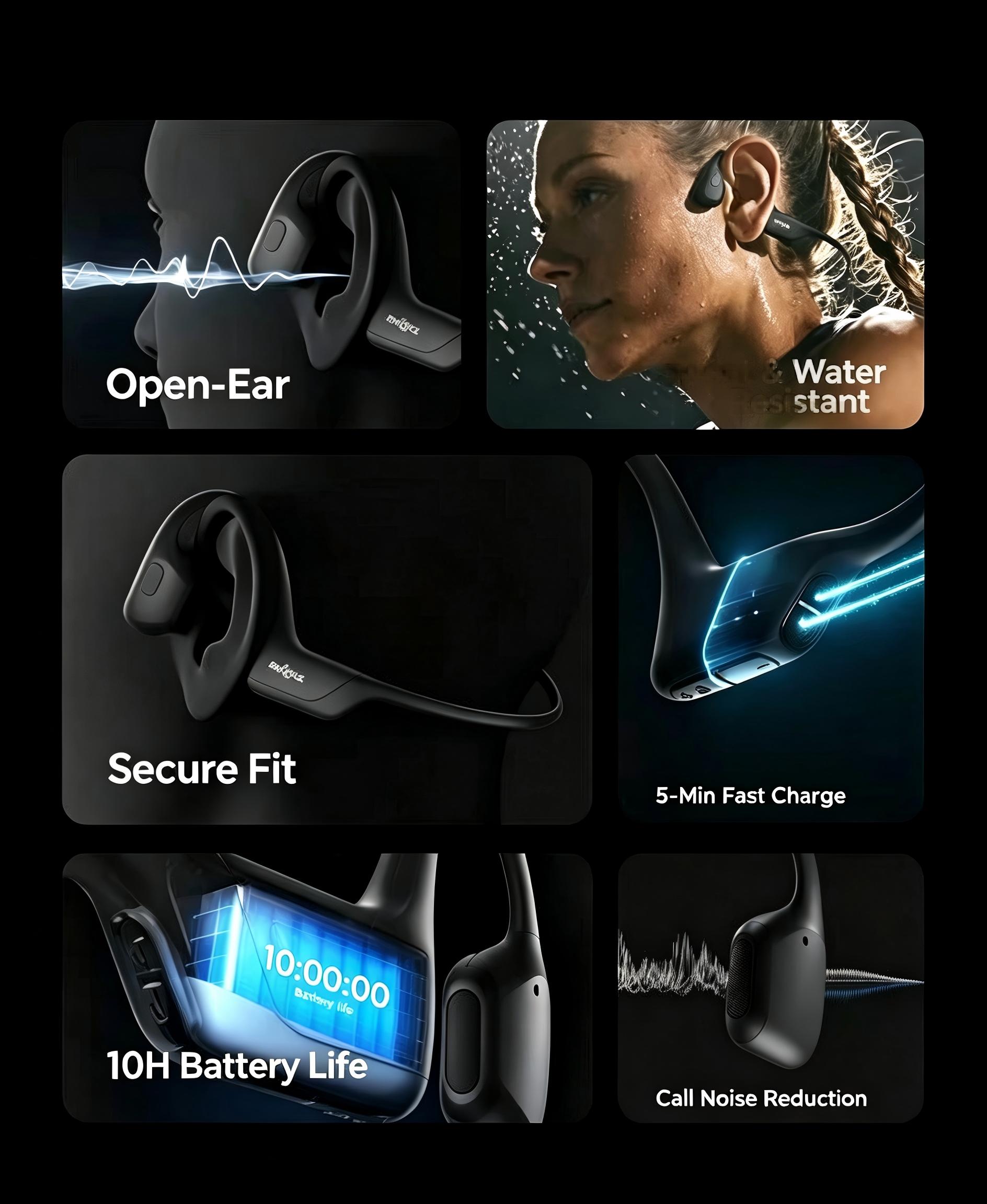 OpenRun Pro AS810 – bezprzewod – Bone Conduction Running Headphones recenzja i cena