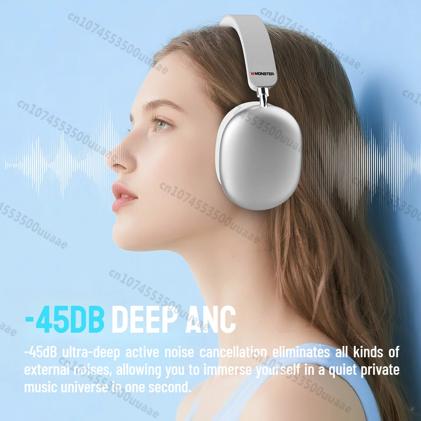 Monster AH100 - słuchawki z ak – Anc Wireless Over Ear Headphones recenzja i cena