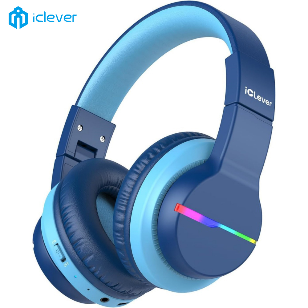 iClever BTH12 – słuchawki Blue – Anc Wireless Over Ear Headphones recenzja i cena