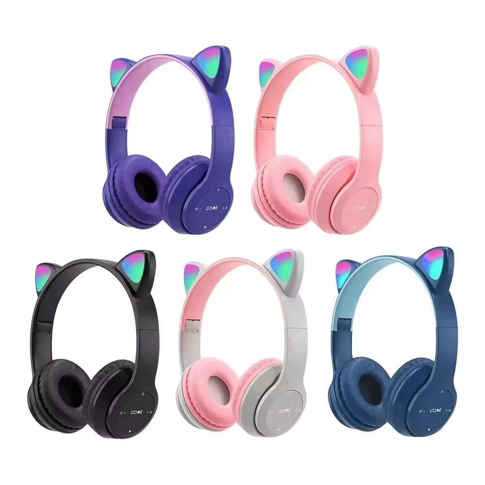 Dziecięce słuchawki bezprzewod – Cat Ear Bluetooth Headset Led recenzja i cena