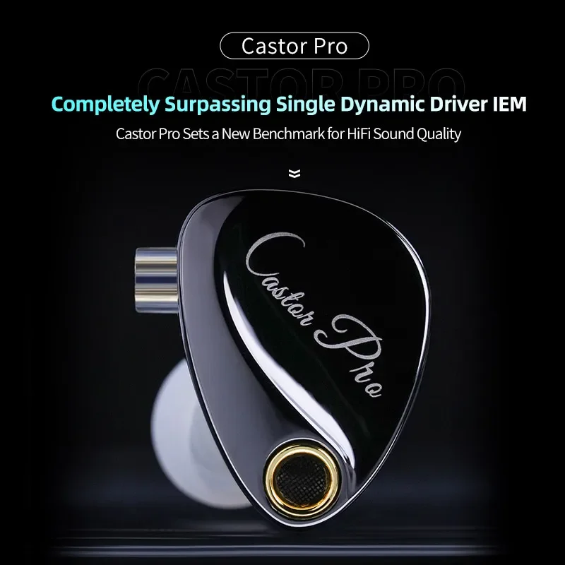Słuchawki douszne KZ Castor PR – Type C Wired Earphones With Mic recenzja i cena