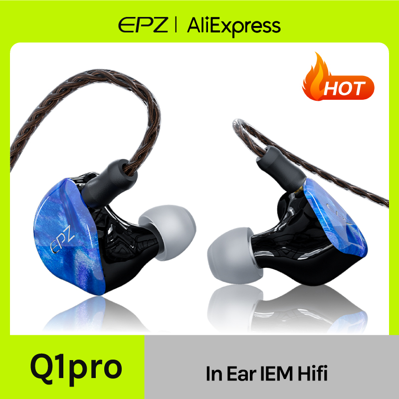 Słuchawki przewodowe EPZ Q1 Pr – Planar Magnetic Iem Earphones recenzja i cena
